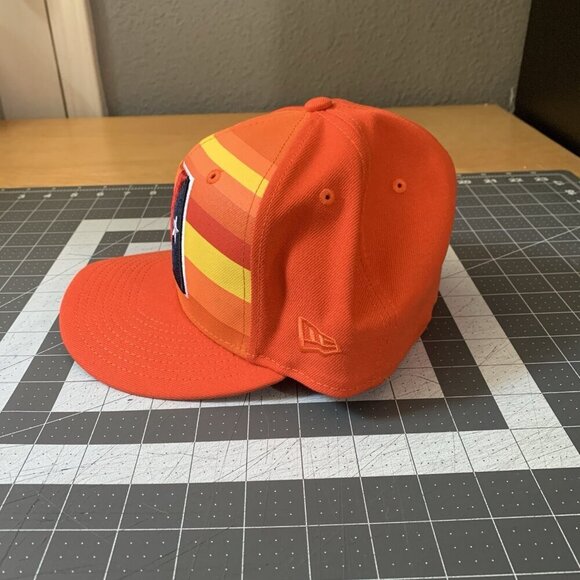 New Era Hat Mens 7 Club Launch Pack Hatclub x Houston Astros Prototype Logo Cap - Picture 4 of 9